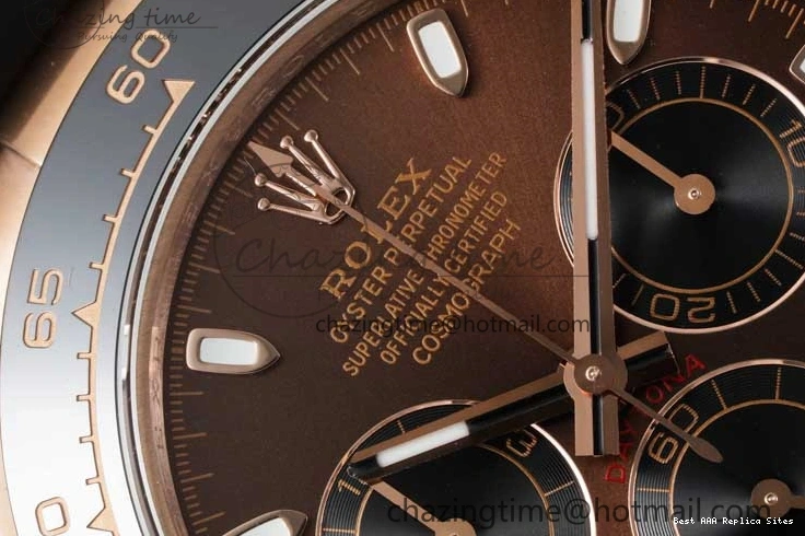 Best AAA Replica Sites Best Chocolate Strap 2274 Daytona QF Dial Edition 116515 SA 1:1 on Rubber Oysterflex Sophisticated 1218